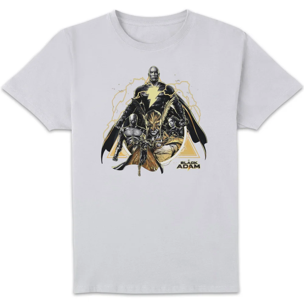DC Black Adam Characters Unisex T-Shirt - White - S Image 1