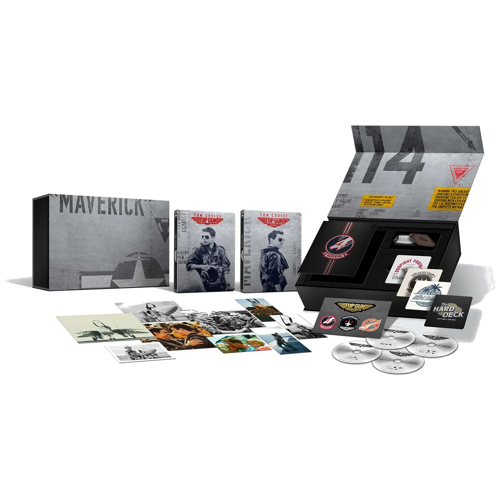 Top Gun Maverick and Top Gun - 2 Movie 4K Ultra HD Steelbook Superfan Collection Image 1