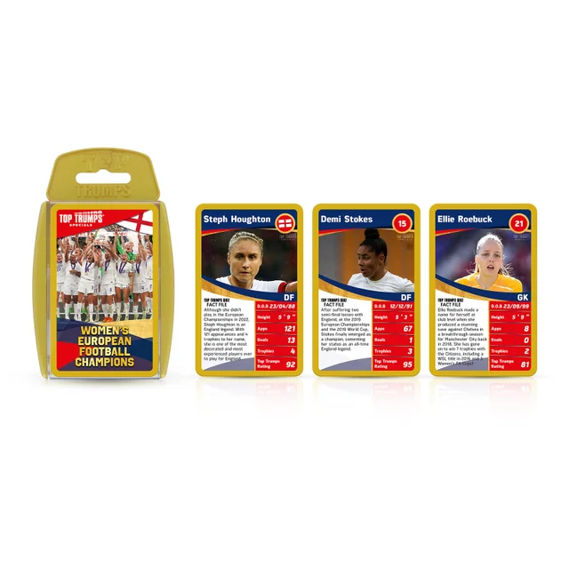 Top Trumps Card Game - Women's European Football Champions