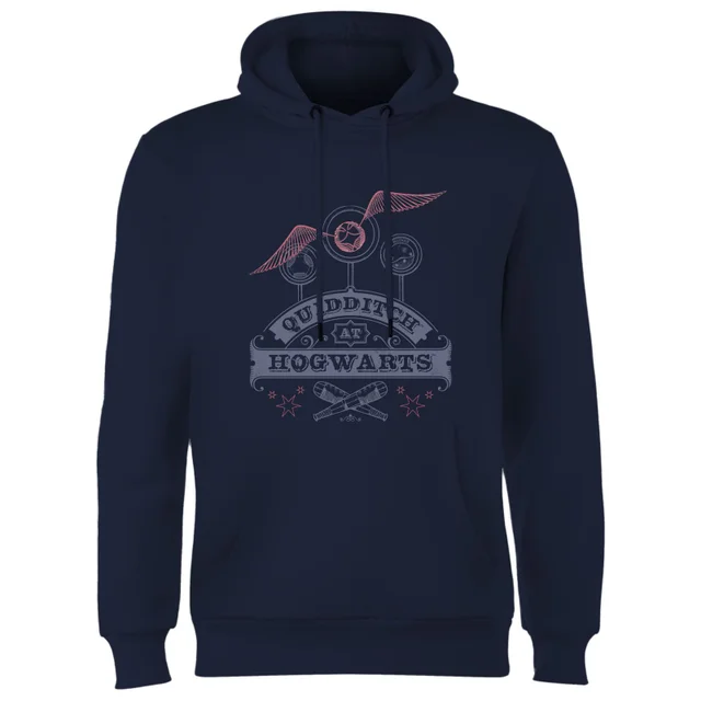 Harry Potter Quidditch At Hogwarts Hoodie - Navy