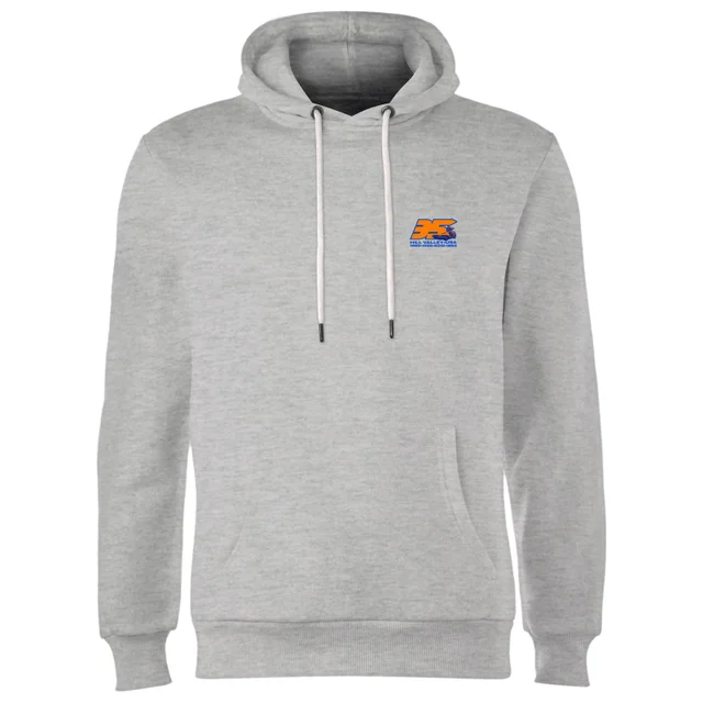 Back To The Future 35 Hill Valley Front Hoodie - Grey