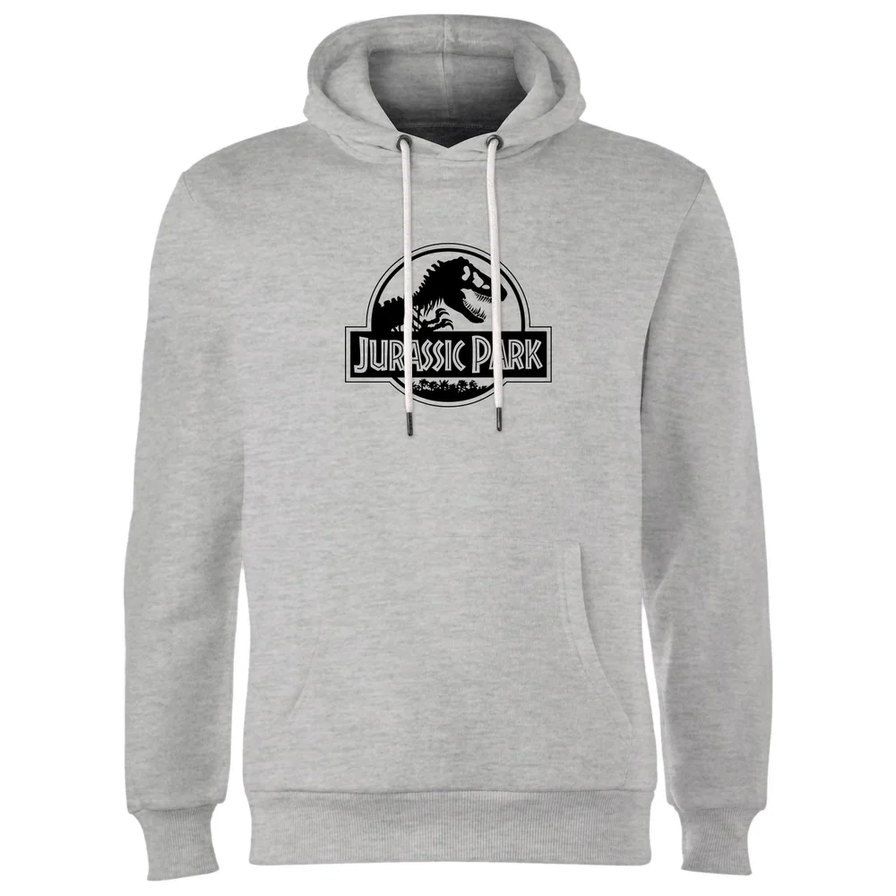 Jurassic Park Logo Hoodie - Grey - S Image 1