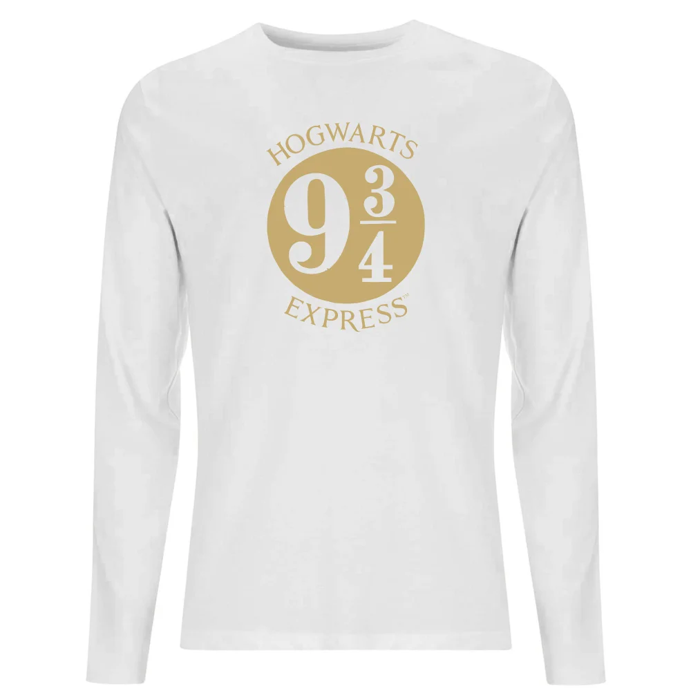 Harry Potter Platform Men's Long Sleeve T-Shirt - White - S Image 1