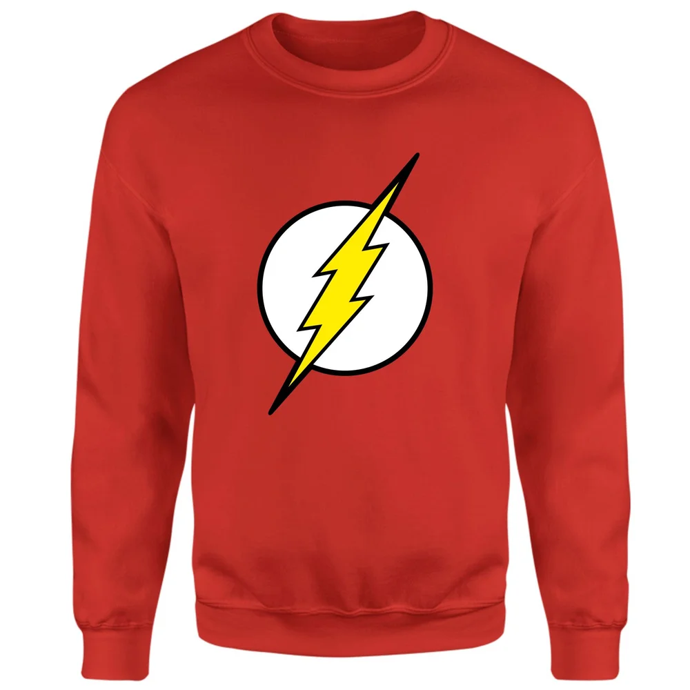 Justice League Flash Logo Sweatshirt - Red - S Image 1