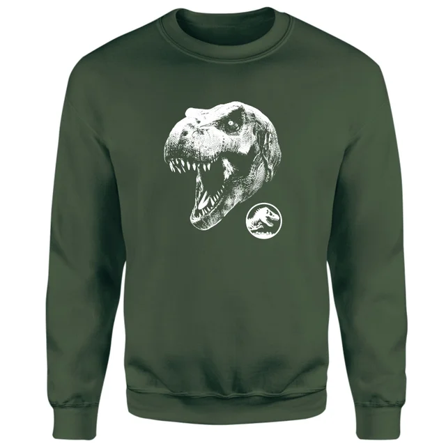 Jurassic Park T Rex Sweatshirt - Green