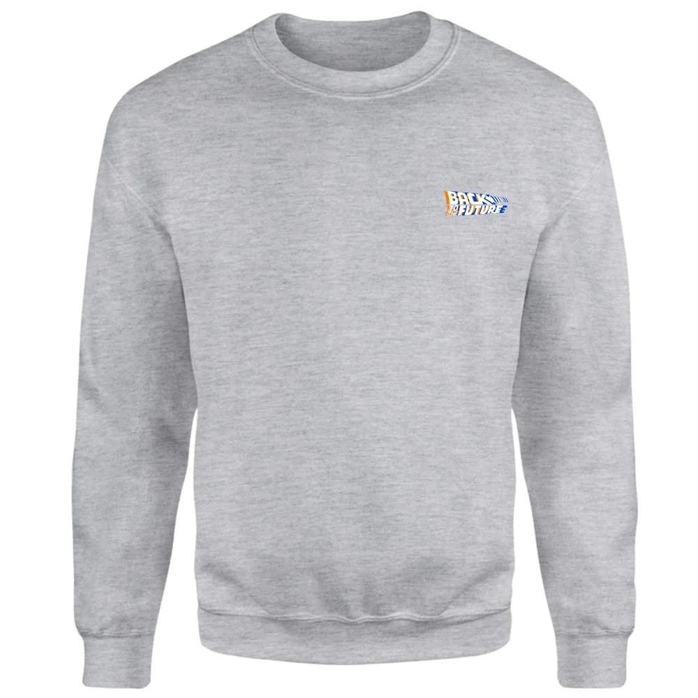 Back To The Future Sweatshirt - Grey - XS Image 1