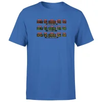 Back To The Future Destination Clock Men's T-Shirt - Blue - undefined undefined