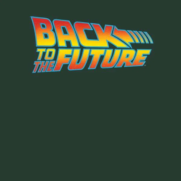Back To The Future Classic Logo Men's T-Shirt - Green