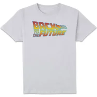 Back To The Future Classic Logo Men's T-Shirt - White