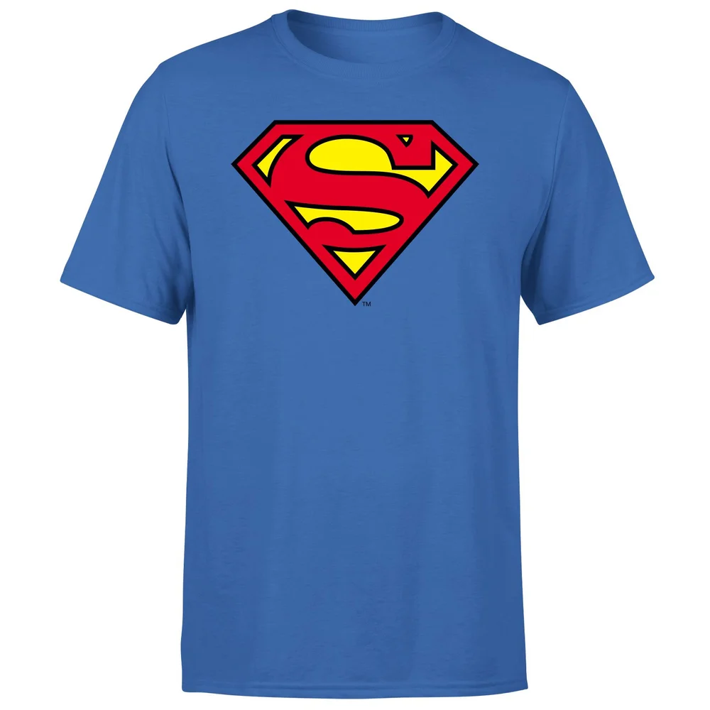 Official Superman Shield Men's T-Shirt - Blue - S Image 1