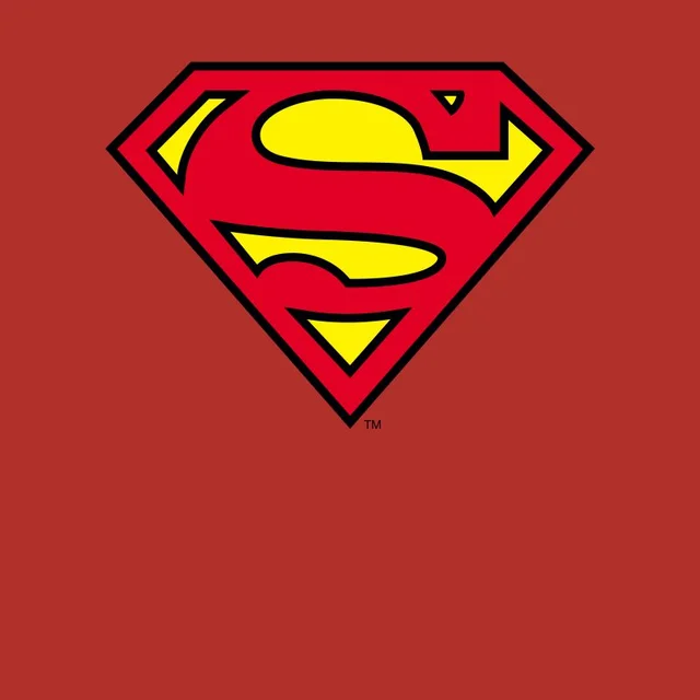Official Superman Shield Men's T-Shirt - Red