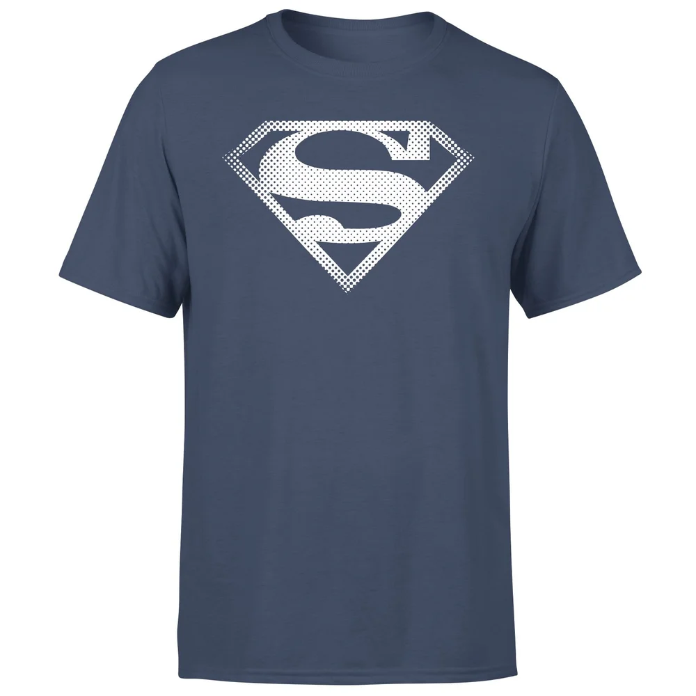 Superman Spot Logo Men's T-Shirt - Navy - S Image 1