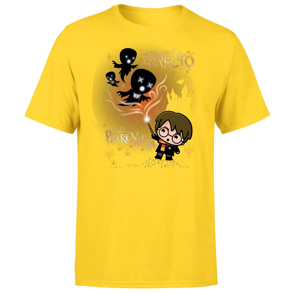 Harry Potter Kids Expecto Patronum Men's T-Shirt - Yellow - S Image 1