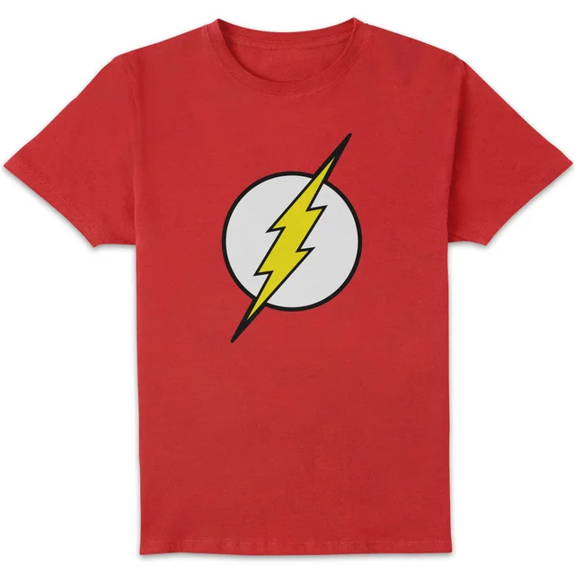 Justice League Flash Logo Men's T-Shirt - Red