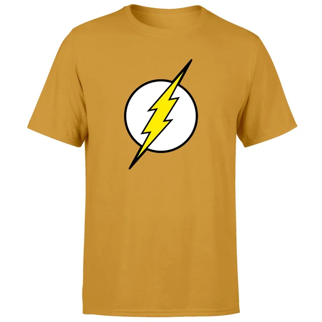 Justice League Flash Logo Men's T-Shirt - Mustard