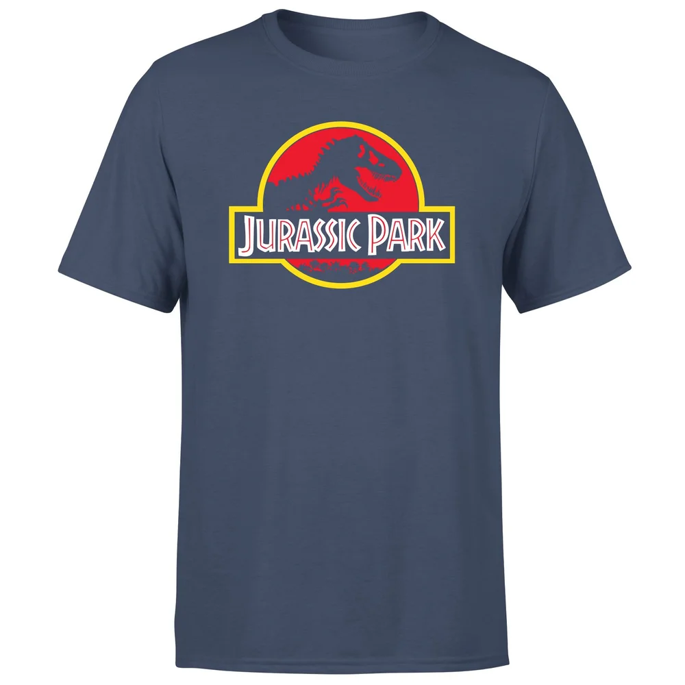 Jurassic Park Logo Men's T-Shirt - Navy - S Image 1