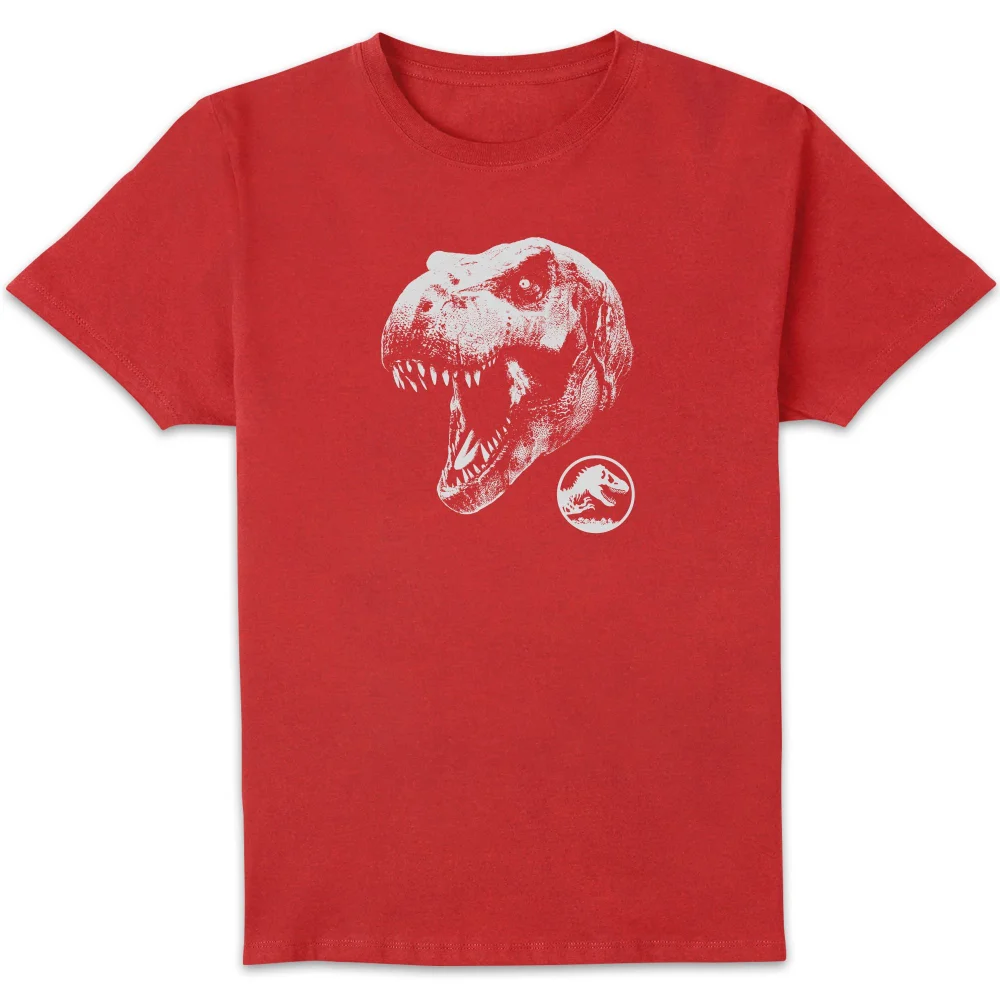 Jurassic Park T Rex Men's T-Shirt - Red - S Image 1