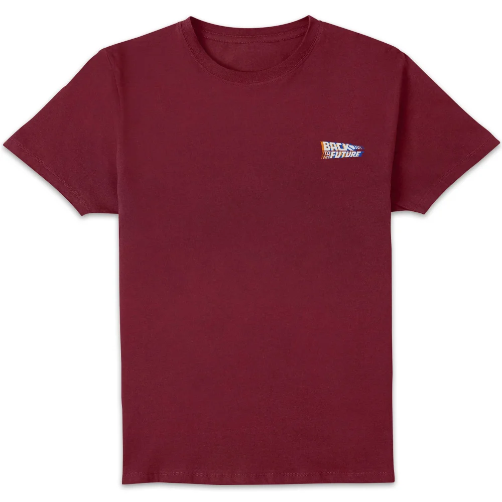 Back To The Future Men's T-Shirt - Burgundy - S Image 1