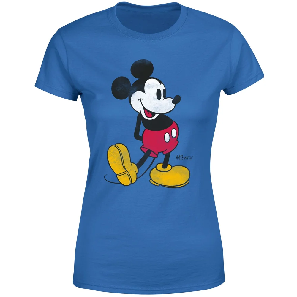 Disney Mickey Mouse Classic Kick Women's T-Shirt - Blue - XS Image 1