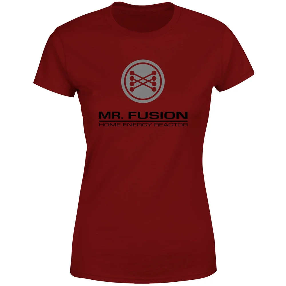 Back To The Future Mr Fusion Women's T-Shirt - Burgundy - L Image 1