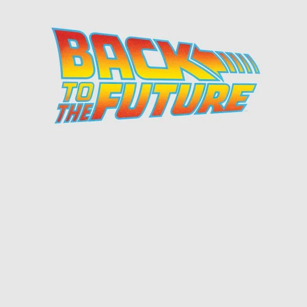 Back To The Future Classic Logo Women's T-Shirt - Grey