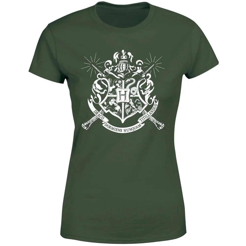 Harry Potter Hogwarts House Crest Women's T-Shirt - Green - XS Image 1