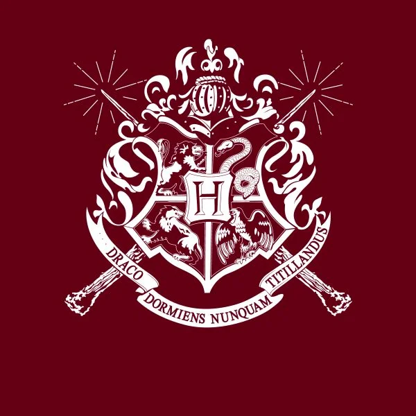 Harry Potter Hogwarts House Crest Women's T-Shirt - Burgundy