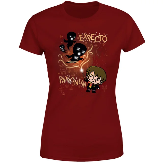 Harry Potter Kids Expecto Patronum Women's T-Shirt - Burgundy
