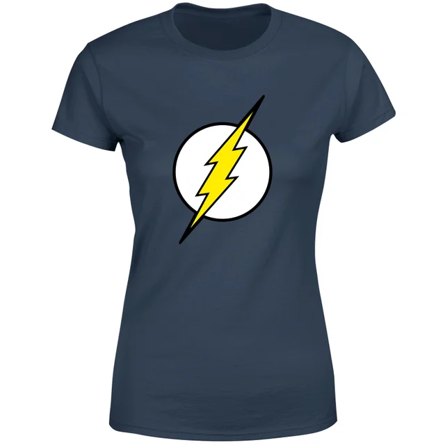 Justice League Flash Logo Women's T-Shirt - Navy