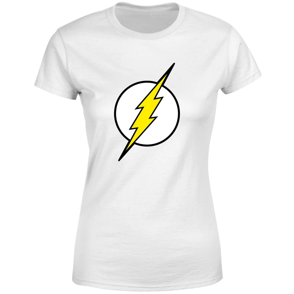Justice League Flash Logo Women's T-Shirt - White - XS Image 1