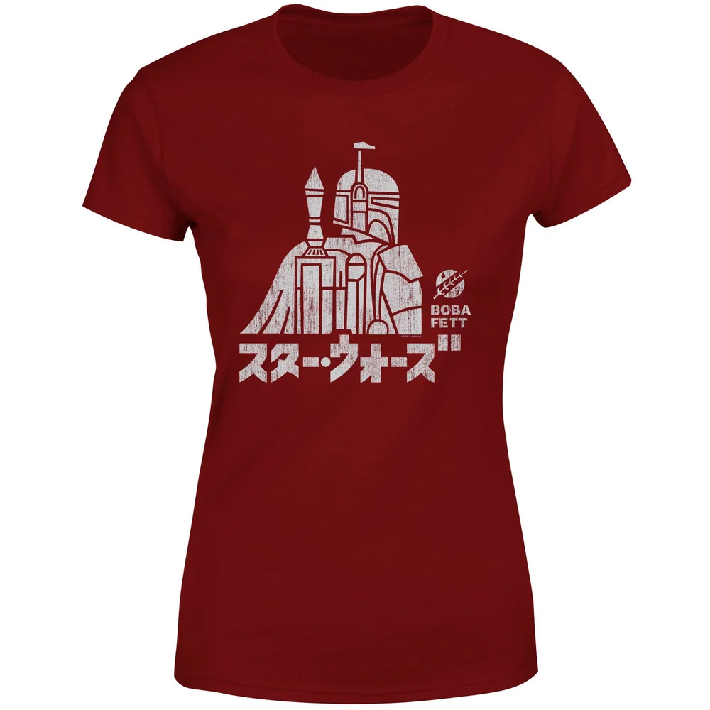 Star Wars Kana Boba Fett Women's T-Shirt - Burgundy - XS Image 1