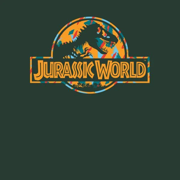 Jurassic Park Logo Tropical Women's T-Shirt - Green