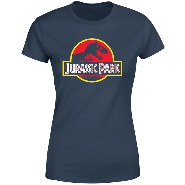 Jurassic Park Logo Women's T-Shirt - Navy