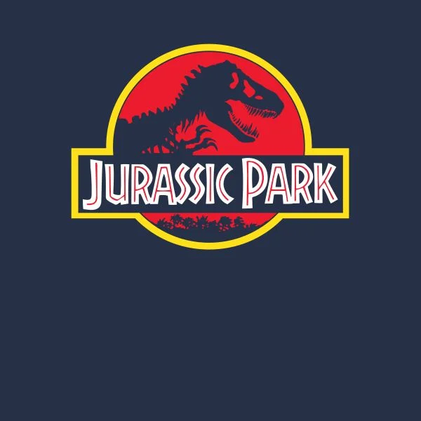 Jurassic Park Logo Women's T-Shirt - Navy