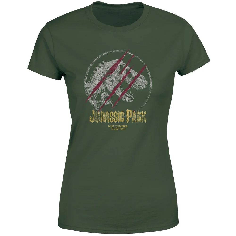 Jurassic Park Lost Control Women's T-Shirt - Green - XS Image 1