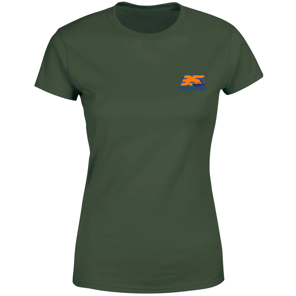 Back To The Future 35 Hill Valley Front Women's T-Shirt - Green - XS Image 1