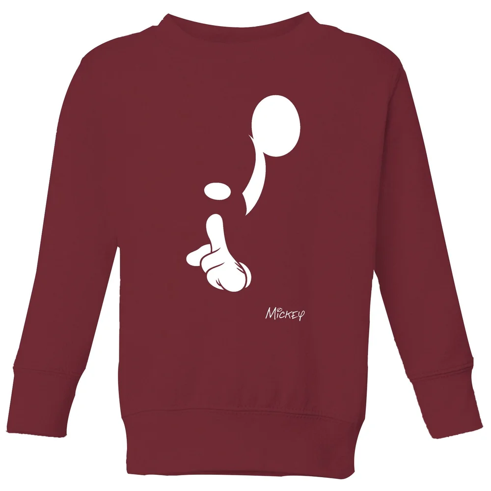Disney Shush Kids' Sweatshirt - Burgundy - 3-4 Years Image 1