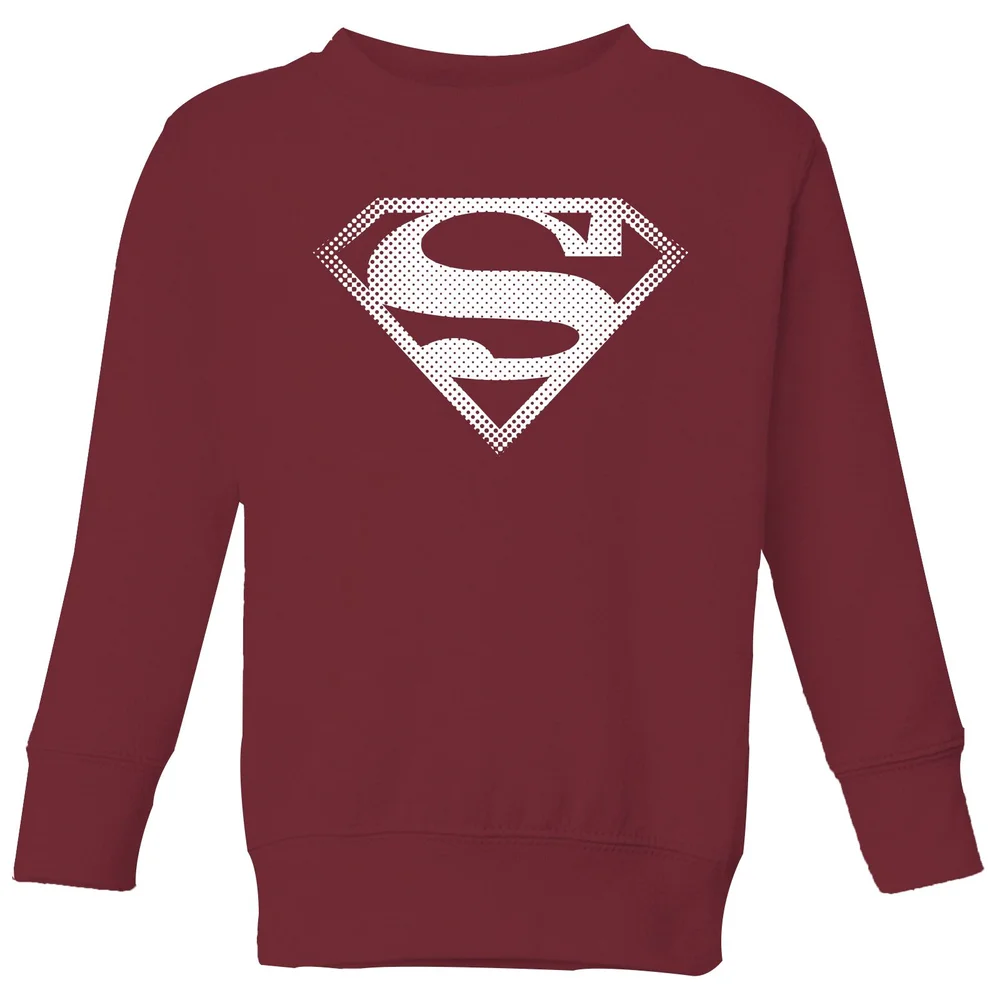 Superman Spot Logo Kids' Sweatshirt - Burgundy - 3-4 Years Image 1
