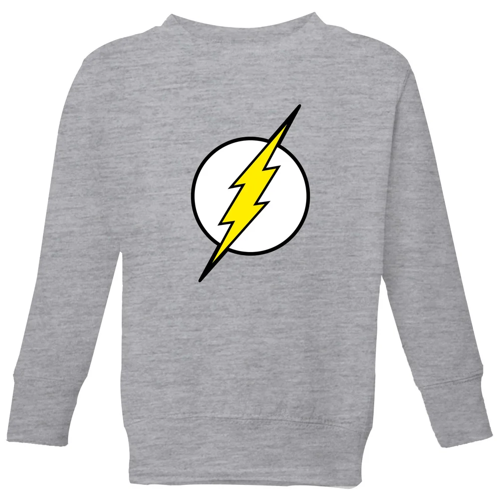 Justice League Flash Logo Kids' Sweatshirt - Grey - 3-4 Years Image 1