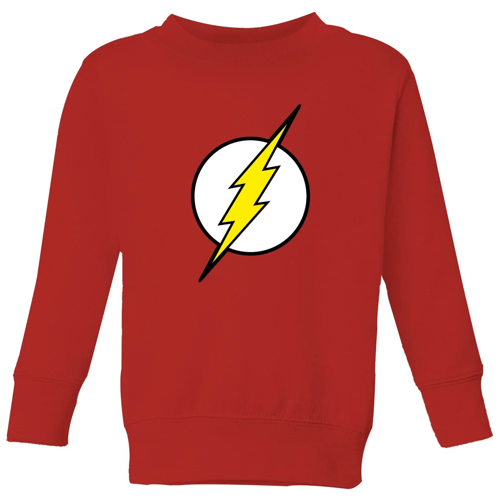 Justice League Flash Logo Kids' Sweatshirt - Red - 3-4 Years Image 1