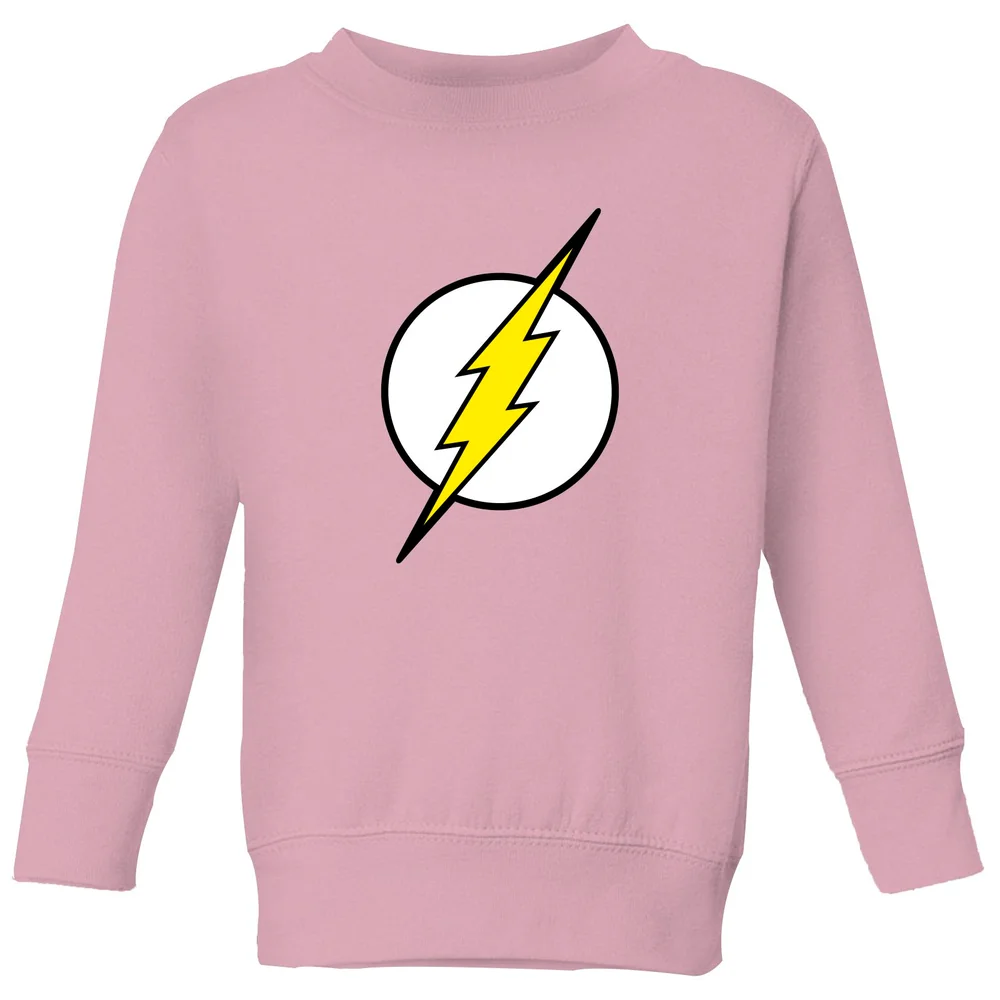 Justice League Flash Logo Kids' Sweatshirt - Baby Pink - 3-4 Years Image 1