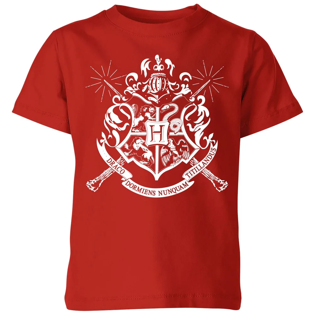 Harry Potter Hogwarts House Crest Kids' T-Shirt - Red - 3-4 Years Image 1