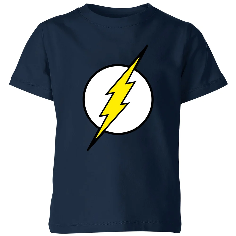 Justice League Flash Logo Kids' T-Shirt - Navy - 3-4 Years Image 1