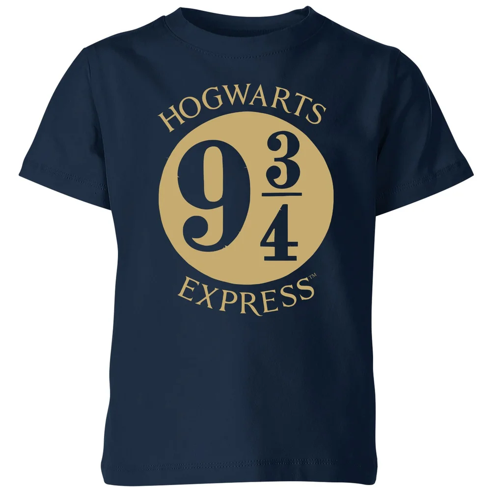Harry Potter Platform Kids' T-Shirt - Navy - 3-4 Years Image 1