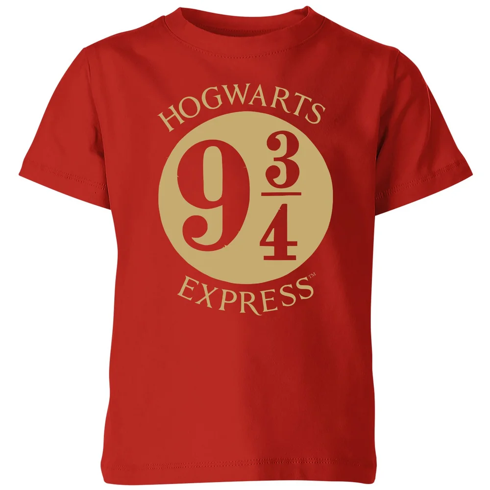 Harry Potter Platform Kids' T-Shirt - Red - 3-4 Years Image 1