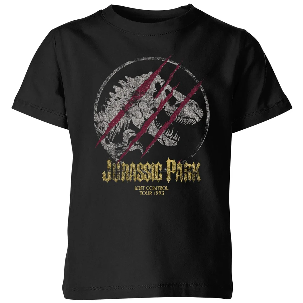 Jurassic Park Lost Control Kids' T-Shirt - Black - 3-4 Years Image 1
