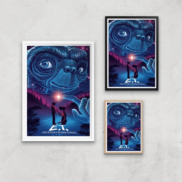 E.T. The Extra-Terrestrial X Ghoulish Print Giclee Art Print