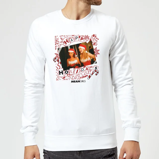 Mean Girls Jingle Bell Rock Christmas Jumper - White