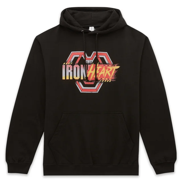Wakanda Forever Iron Heart Hoodie - Black