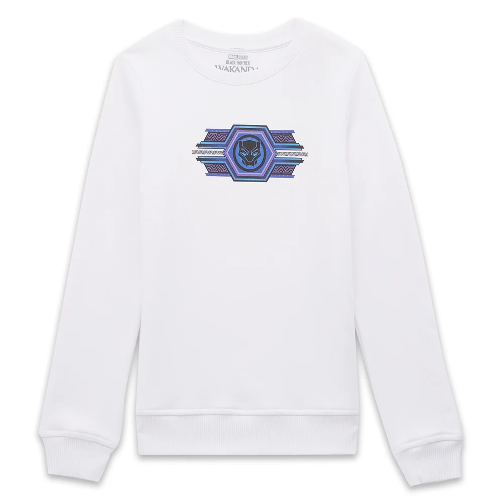 Wakanda Forever Shuri Badge Composition Kids' Sweatshirt - White - 3-4 Years - White Image 1